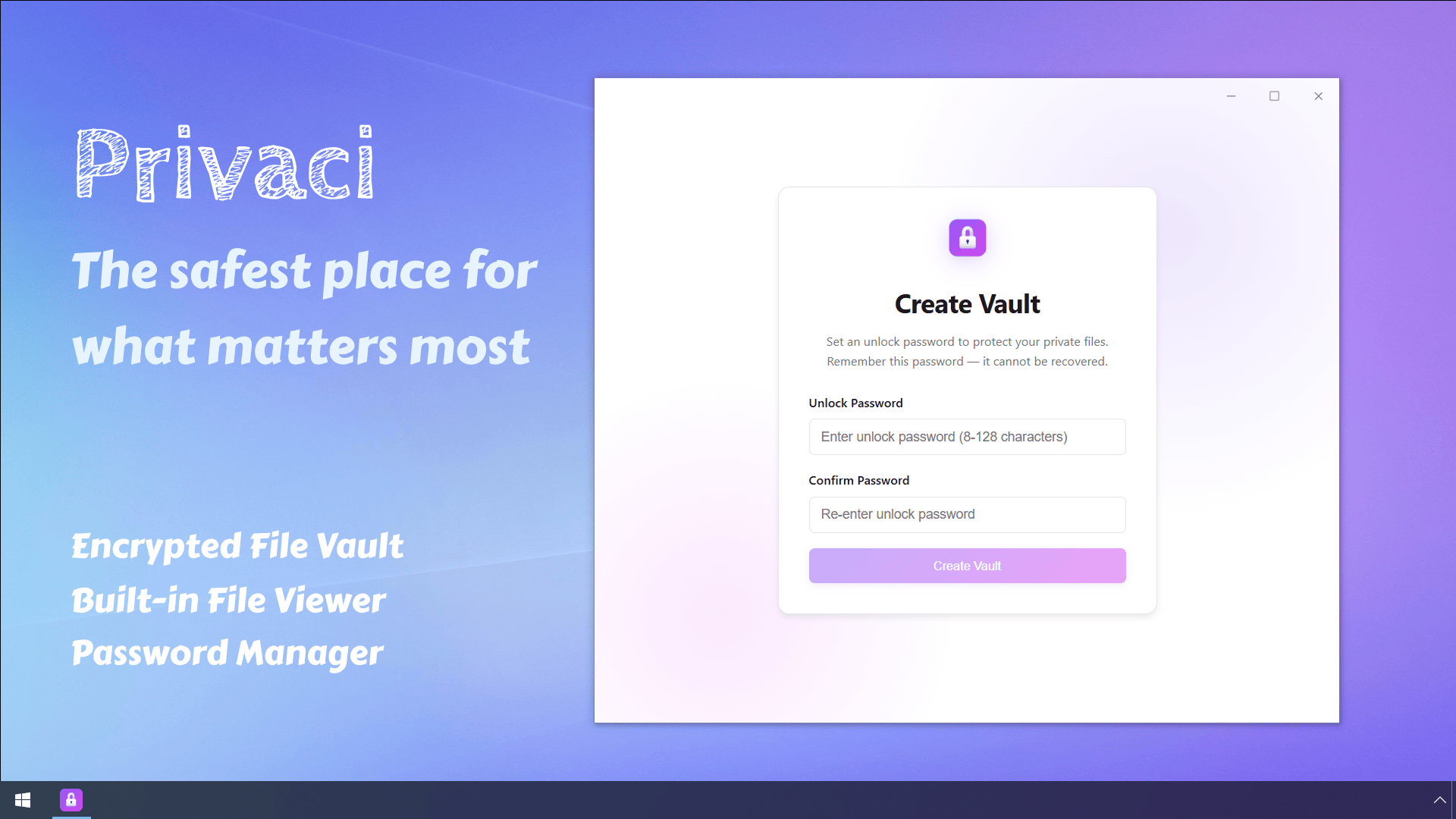 Privaci screenshot 1